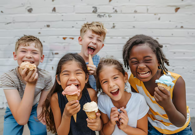 group-children-are-eating-ice-cream-cones_979520-113736