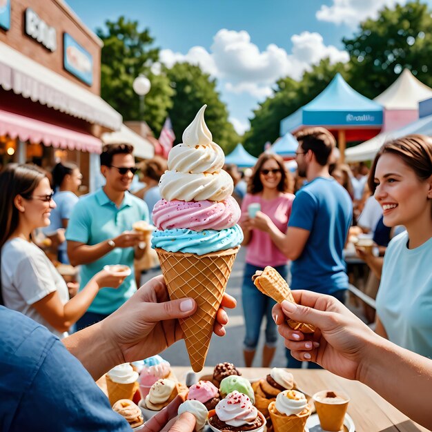 group-people-are-sharing-ice-cream-cone_1270621-133